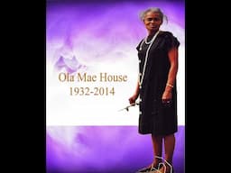 Visual of Ola Mae House Funeral