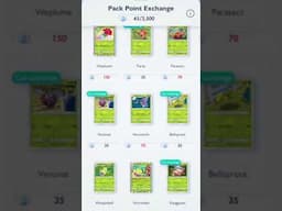 POKEMON TCG POCKET PACK POINTS #videogame #pokemon #pokemontcg #pokemontiktok #nitendo #gaming