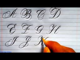 How to Write in Calligraphy Letters | Calligraphy Alphabets