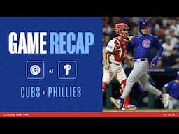 Game Highlights: Cubs win game 2 vs. Philly! | 9/24/24