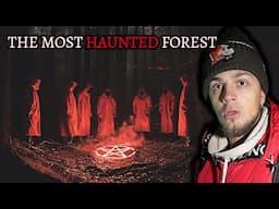 My TERRIFYING Camping Trip in SATANIC Cult Forest - Someone Is At My CAMP! VERY SCARY