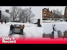 Storm Bert snow storm causes UK travel chaos as roads closed and trains cancelled