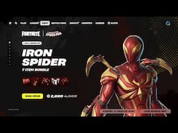 NEW IRON SPIDER BUNDLE IN FORTNITE!