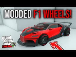 How to get MODDED F1 WHEELS on CARS in GTA 5 Online completely SOLO..