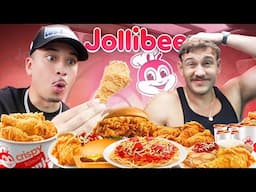 WE TRIED EVERYTHING AT JOLLIBEE FOR THE FIRST TIME!!! (Should not be this good)