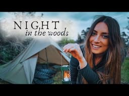 “Don’t you get nervous?” Stealthy Tarp Camping in the Woods | Lake District Wild Camp