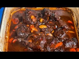 Easy Brown Stew Oxtail Recipe | Featuring Imarku's Enameled Cast Iron Dutch Oven | Episode 345