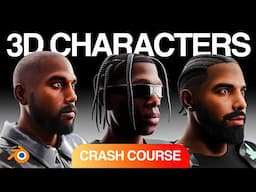 Creating Custom 3D Characters in Blender (using FaceGen and Daz) Full Beginner Crash Course