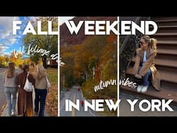 the perfect fall weekend in ny 🍁 fall foliage drive, day trip upstate, pumpkin carving