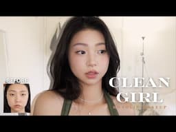 CLEAN GIRL EASY MONOLID/HOODED EYE MAKEUP LOOK | found my new fav lip product!