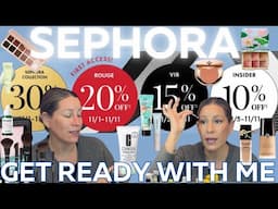 EASY SIMPLE Get Ready With Me & Sephora Sale Essentials for Mature Skin! GRWM