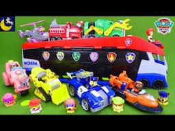 LOTS of Paw Patrol The Movie Toys Marshalls Transforming City Fire Truck Paw Patroller Vehicles