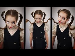 Super Spooky Broken Doll Hair Tutorial!