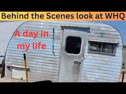 EP394 Behind the scenes look at my work life on vintage travel trailers