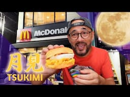 Japan McDonald's Tsukimi Burger Taste Test