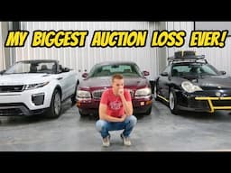 How I lost $26,632 selling 3 cars in an online no reserve auction (I'm an idiot)