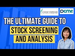 How to PICK the RIGHT STOCKS : CONVERGE and DITO as Case Studies