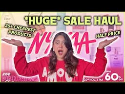 *HUGE* Nykaa Pink Friday Sale Haul At 60% OFF! 30 BEST Products & Discounts🛍️ | ThatQuirkyMiss