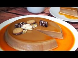 🍮 Flan Cremoso de Café 🍮 (sin huevo, sin gluten y sin horno) Fácil y Delicioso