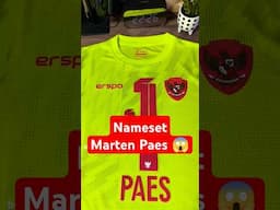 Nameset Marten Paes😱 Unboxing Nameset Jersey Timnas Supporter Version #jerseytimnas #nameset #erspo