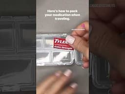 How to pack Meds when traveling #traveltips #packingtips  #travel