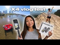 Insta360 X4 for vlogging | unboxing & test footage in Banff