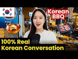 How to Order Food in a Korean Restaurant🇰🇷 | Korean Speaking Practice | Learn Korean [KOR/ENG]