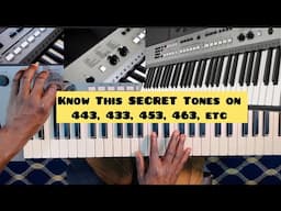 TOP SECRET TONES & QUICK SETTINGS YOU MUST KNOW ANYTIME YOU USE THIS TYPEs of YAMAHA KEYBOARDS 🎹🥹🤝🔥🔥