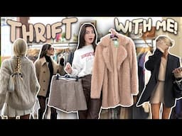 Thrifting for the CUTEST Fall Outfits From PINTEREST! 🍂🛍️