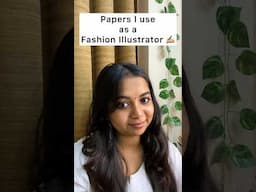 Papers for Fashion Illustrations #artstudiobysrabani #artstudiobysrabani