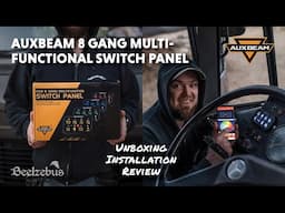 Auxbeam Switch Panel - Unboxing, Detailed Installation, Review (Mercedes 508D)