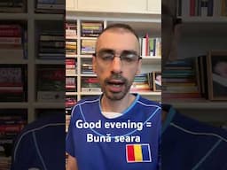 How to say “Good evening” (Bună seara) in Romanian