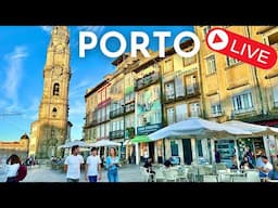 🔴 PORTO Portugal LIVE: exploring Torre Clérigos and downtown PORTO