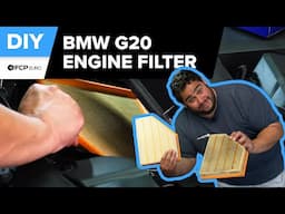 BMW 330i Engine Air Filter Replacement DIY (2019-Present BMW G20 330i, 330e, 430i)