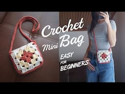 Crochet Mini Crossbody Bag - Tutorial for Beginners