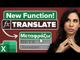 Excel TRANSLATE Function (yes, it's new and it's pretty cool!)