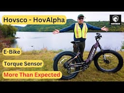 HovAlpha Step Thru E-bike - Torque Sensor Beast - 60-80 Mile Range