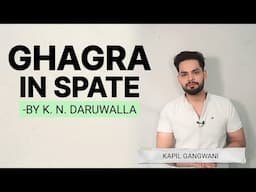 The Ghagra in Spate by Keki N Daruwalla in hindi Summary and analysis explanation