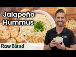 How to make a Jalapeño Hummus in a Vitamix Blender! | Recipe Video