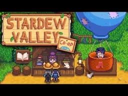 Bookseller Marcello & Flower Prom Prank | Stardew Valley 1.6 Multiplayer PART 6 | Co-op w/ Ash & Al