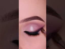 Don't Miss Out on this Sparkly Mauve Eye Makeup 🖤✨ #shorts