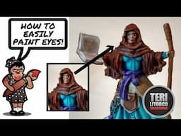 TUTORIAL: How to Paint Eyes EASILY On Miniatures