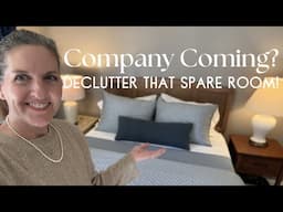 Guest Room Refresh! Declutter and Get Ready for The Holidays