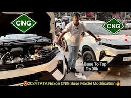 ✅ 2024 Tata Nexon icng Smart Base Modification✅ Nexon Smart Plus Cng✅ Nexon Cng Modified✅ Nexon cng