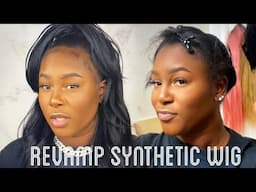 Revamp Synthetic Wig | Half Up Half Down Hairstyle Tutorial