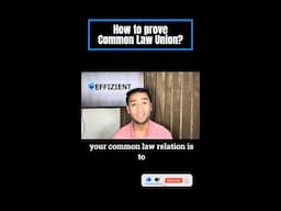 How to prove Common Law Union?