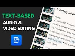 Edit Audio & Video Like Text with Descript [Beginners]