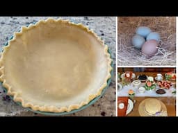 Making A Flaky Pie Crust & Quiche | A Yard-To-Table Brunch