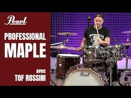 Batterie PEARL PROFESSIONAL MAPLE avec Tof Rossini (vidéo de La Boite Noire)