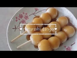 ♡Mitarashi dango recipe♡ (Tofu mochi skewers with sweet soy sauce glaze)